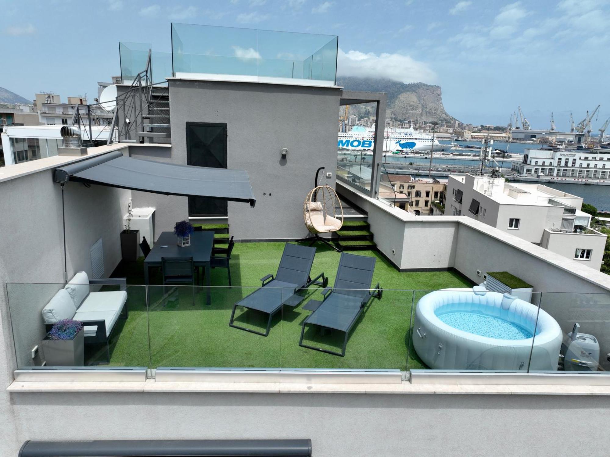 Marina Rooftop View Палермо Экстерьер фото
