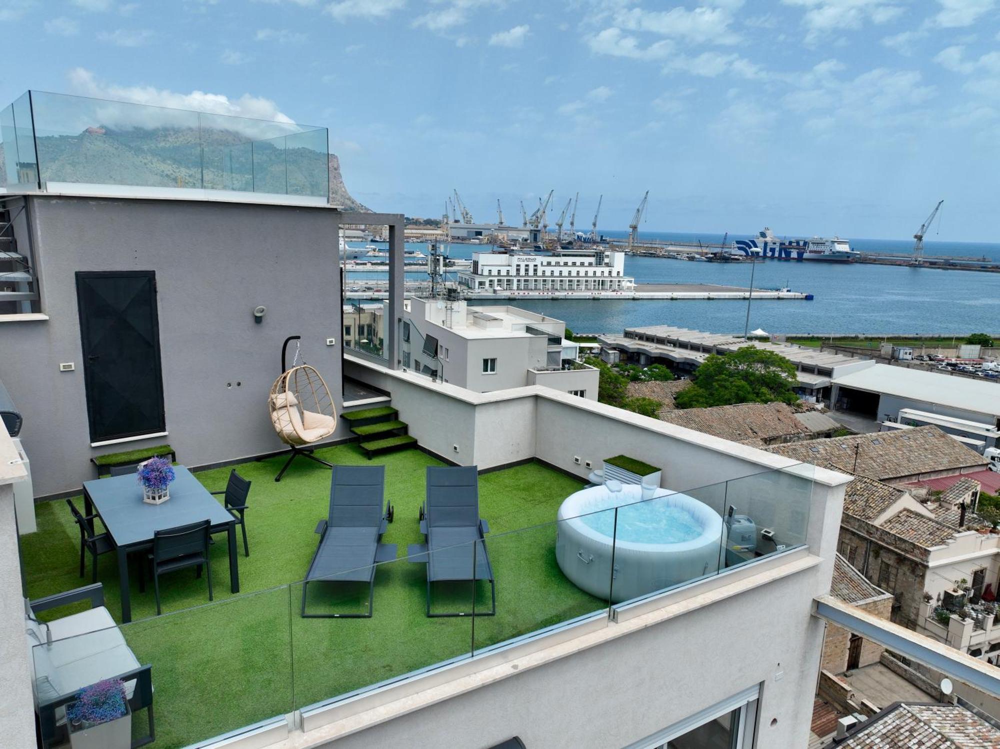Marina Rooftop View Палермо Экстерьер фото